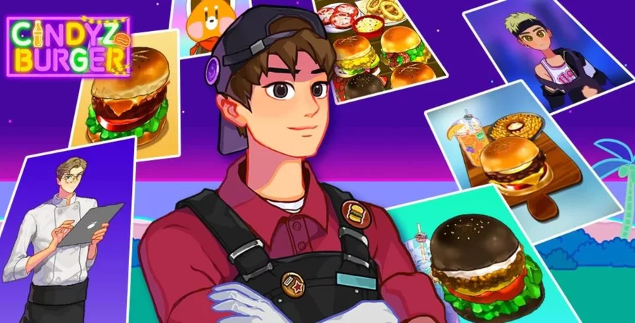 轻赛博朋克风模拟经营游戏《Cindyz Burger:Master Chef》邀请经营汉堡店！
