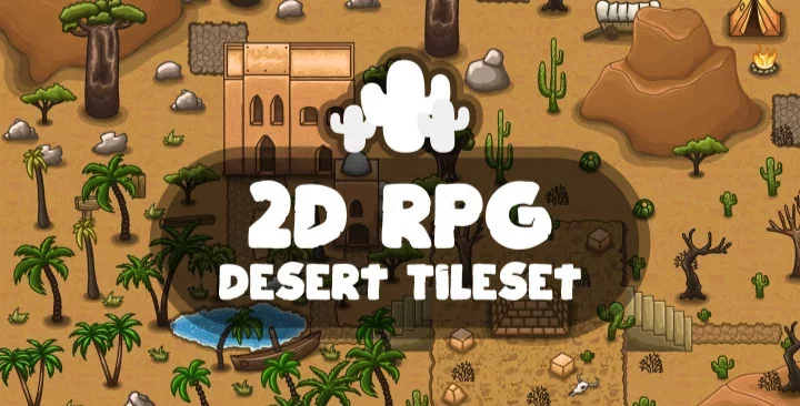 2D RPG沙漠地图