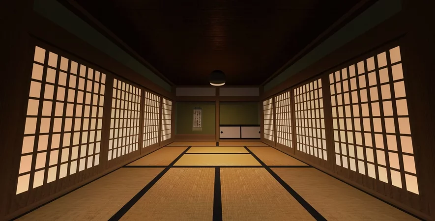 日式房间走廊