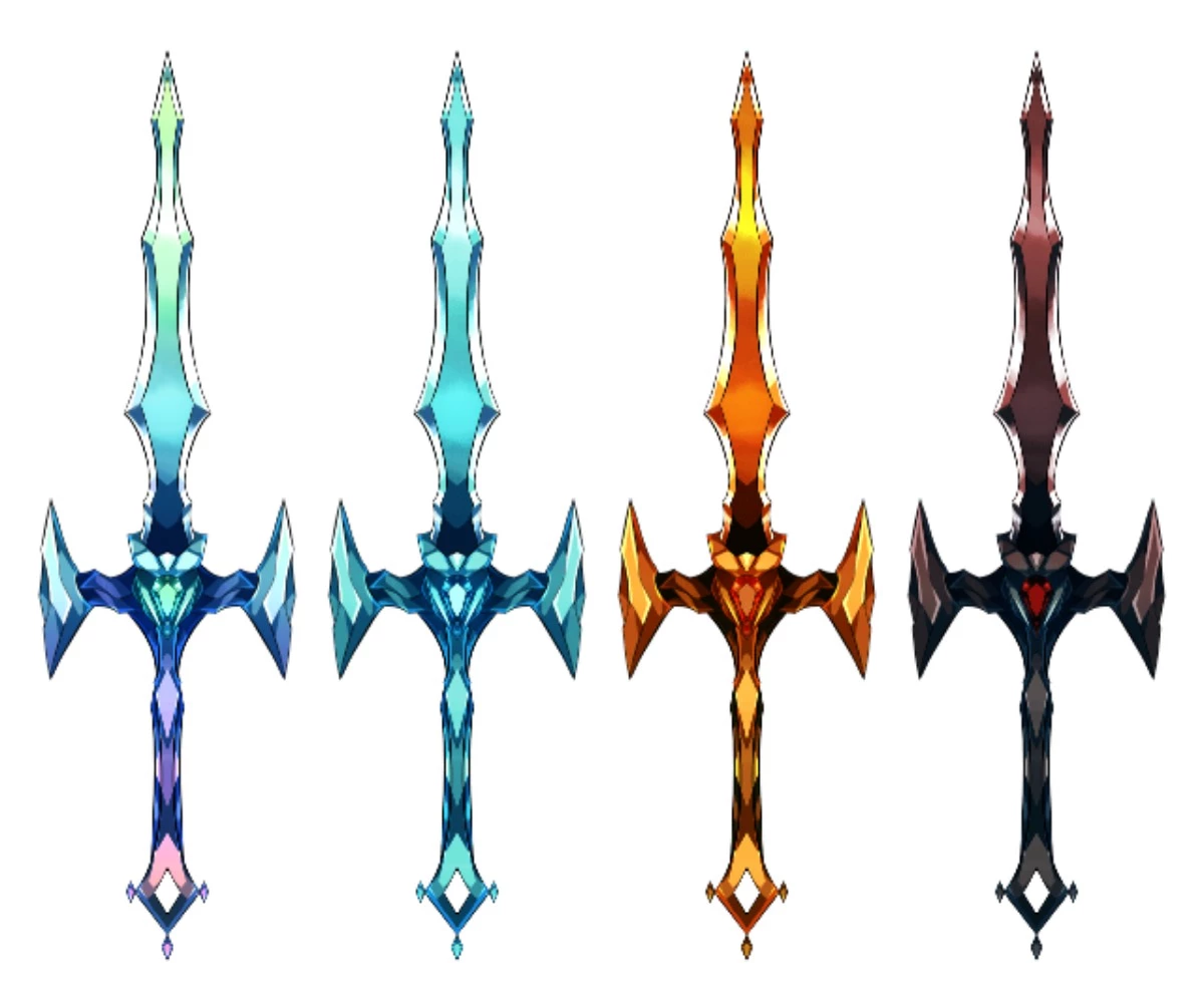 彩虹色剑